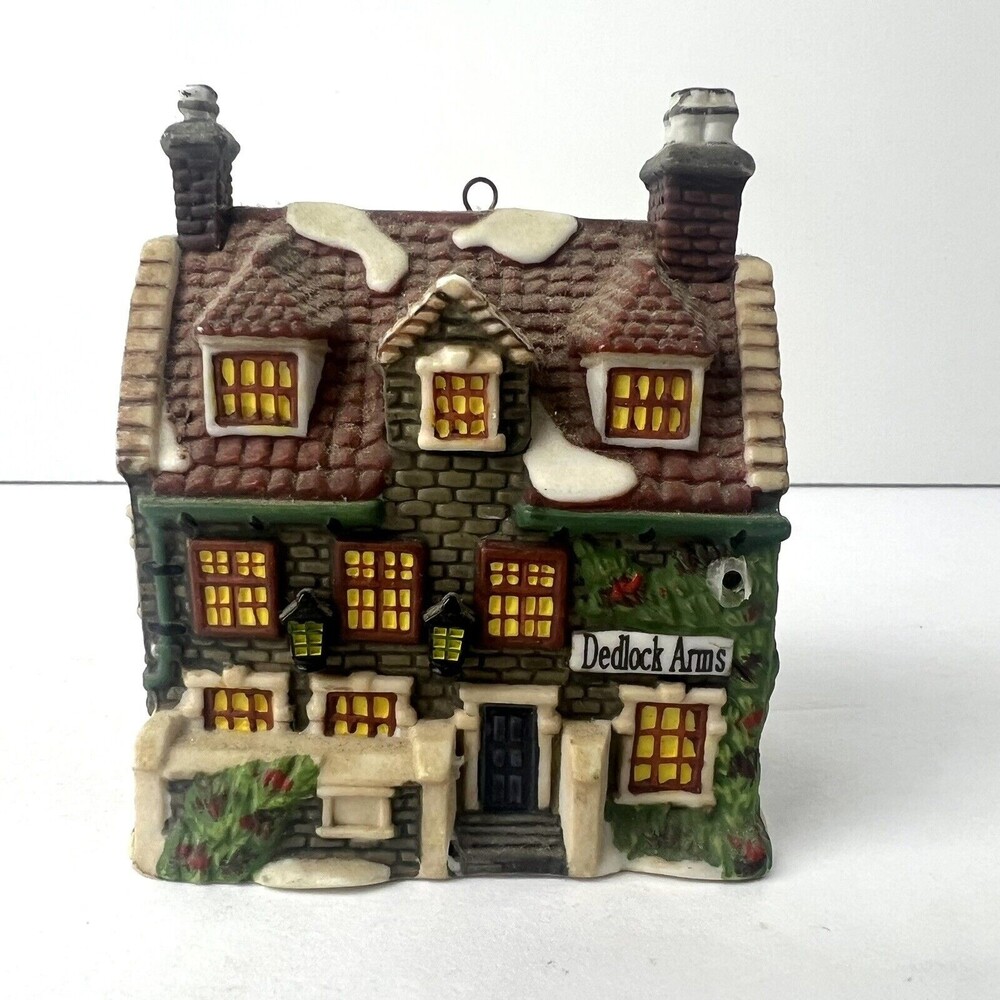 Vintage 1994 Department 56 Dedlock Arms Ornament Collectors Edition